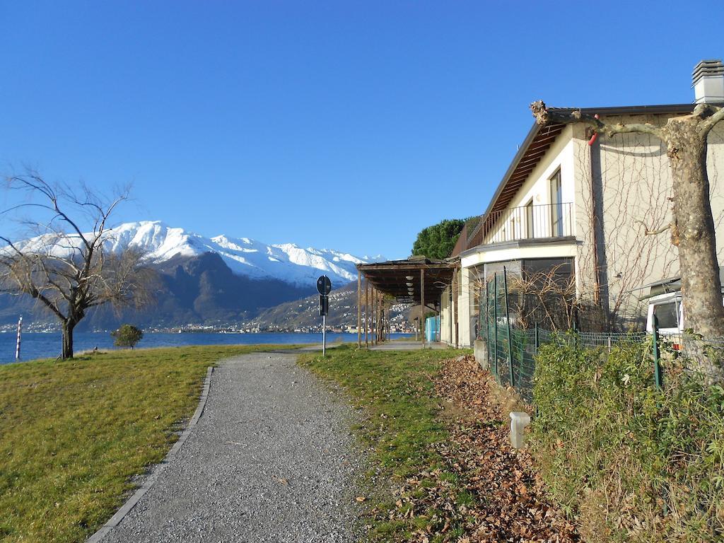 Lake Como Beach Hostel Domaso Exterior foto