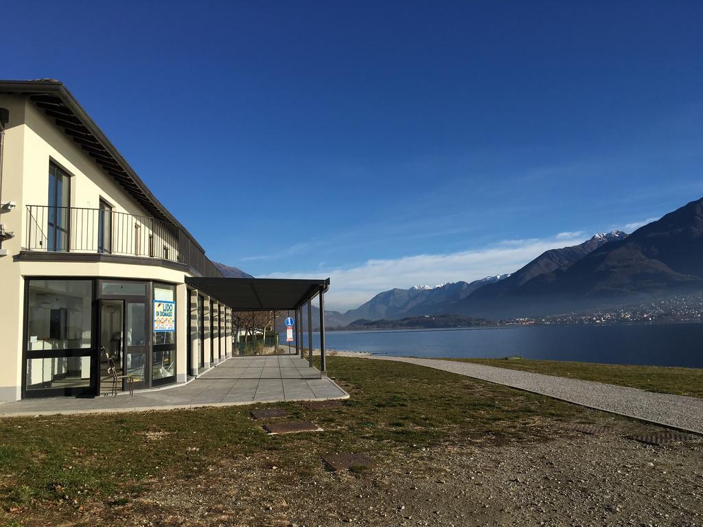 Lake Como Beach Hostel Domaso Exterior foto